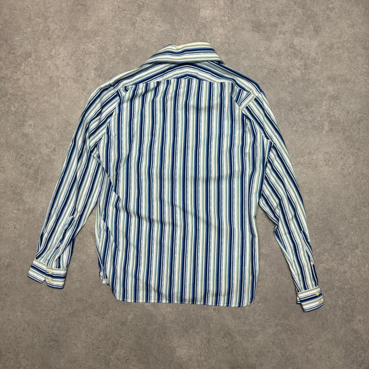 Vintage Burberry  Shirt Size M Blue