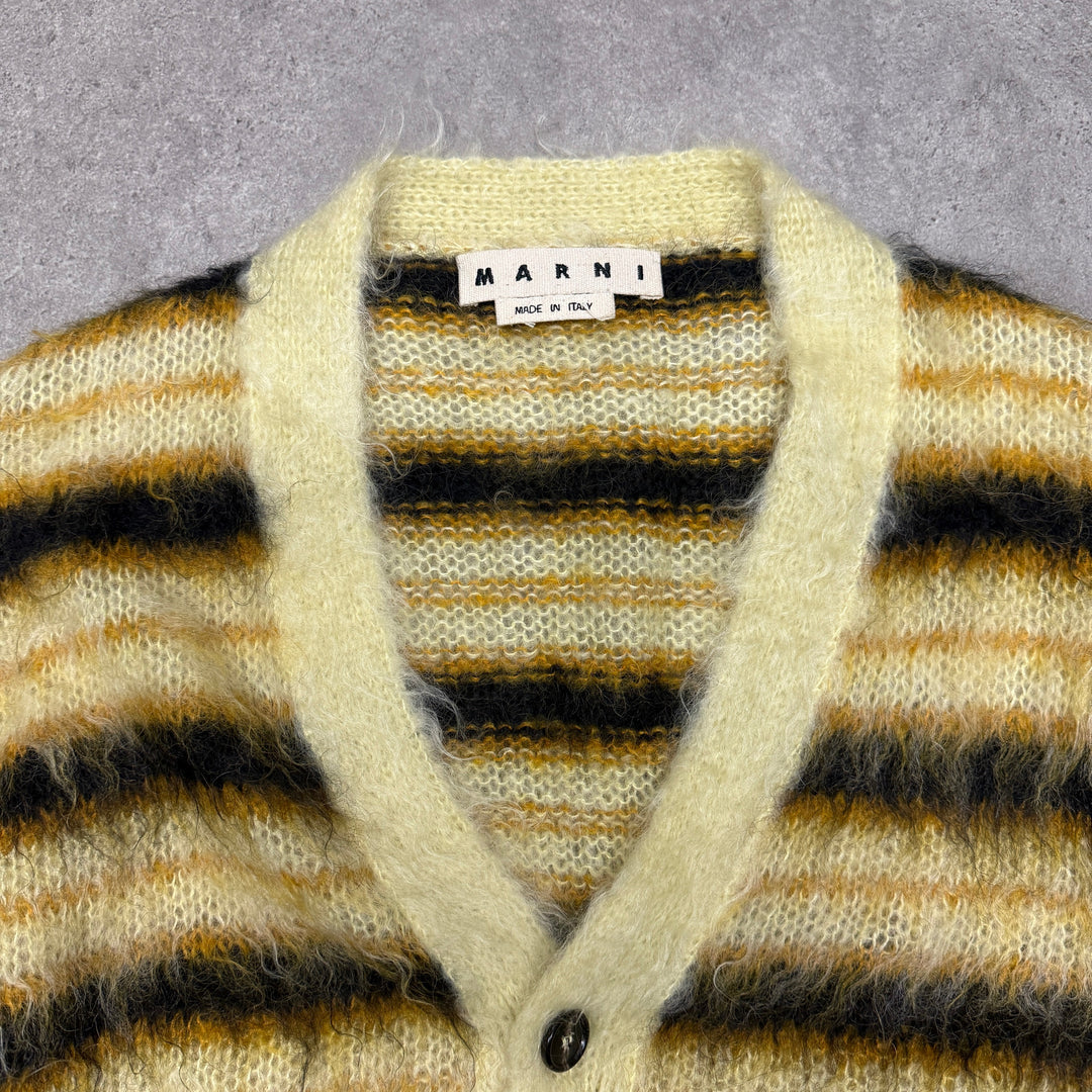 Marni Mohair Cardigan Size M Cream