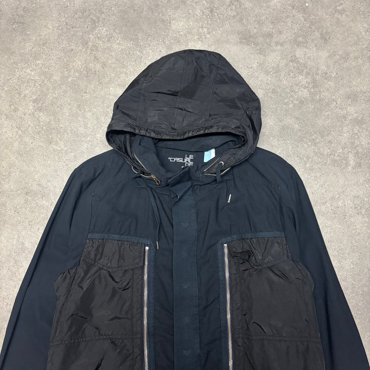 Vintage Girbaud Hooded Navy Parka Jacket (M)