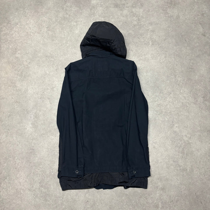 Vintage Girbaud Hooded Navy Parka Jacket (M)