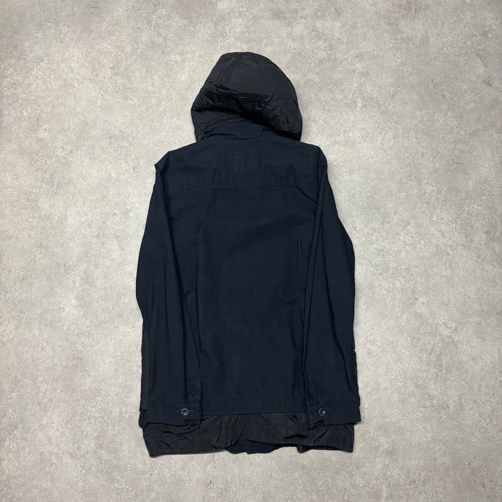 Vintage Girbaud Hooded Navy Parka Jacket (M)
