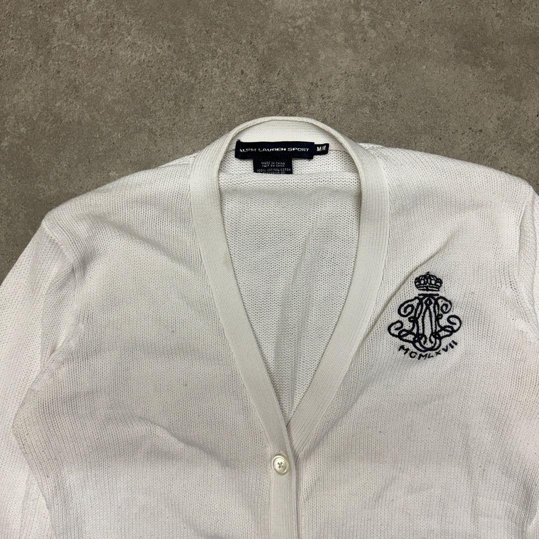 Polo Ralph Lauren Knit Cardigan Size M White