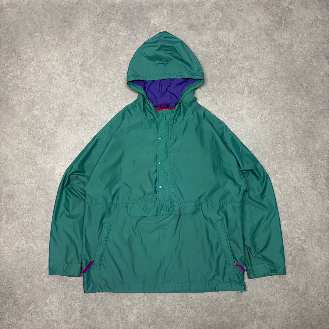 80's Vintage Gap Smock Green Jacket (XL)