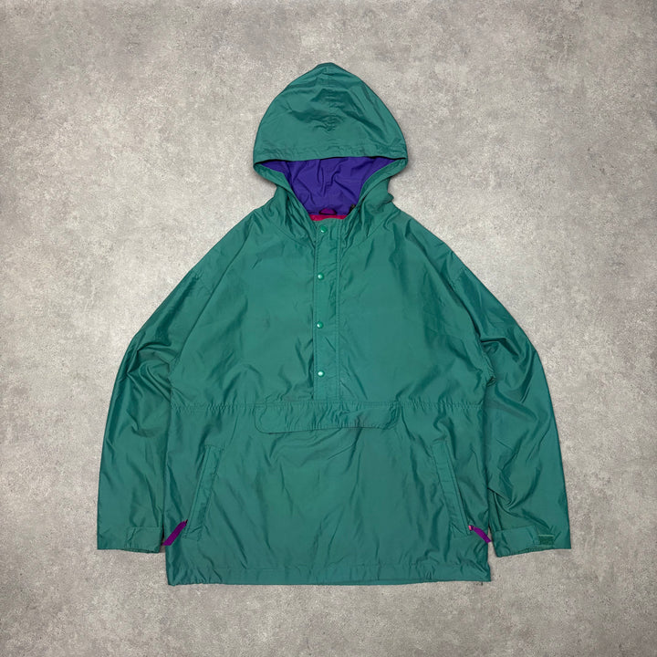 80's Vintage Gap Smock Green Jacket (XL)