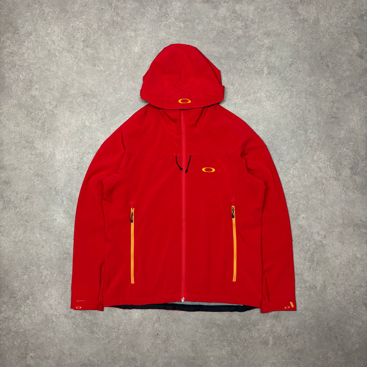 Oakley Red Hooded Shell Jacket (XL)