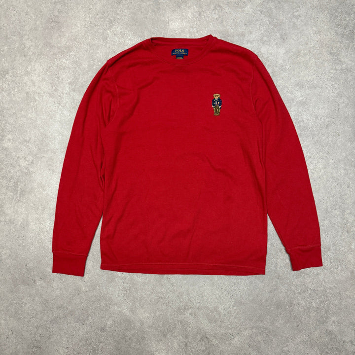 Polo Ralph Lauren Beer Jumper Size L Red