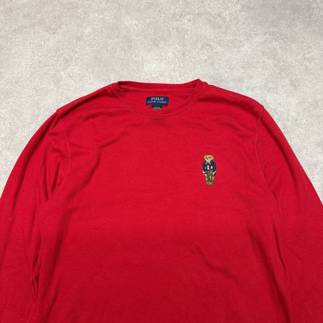 Polo Ralph Lauren Beer Jumper Size L Red