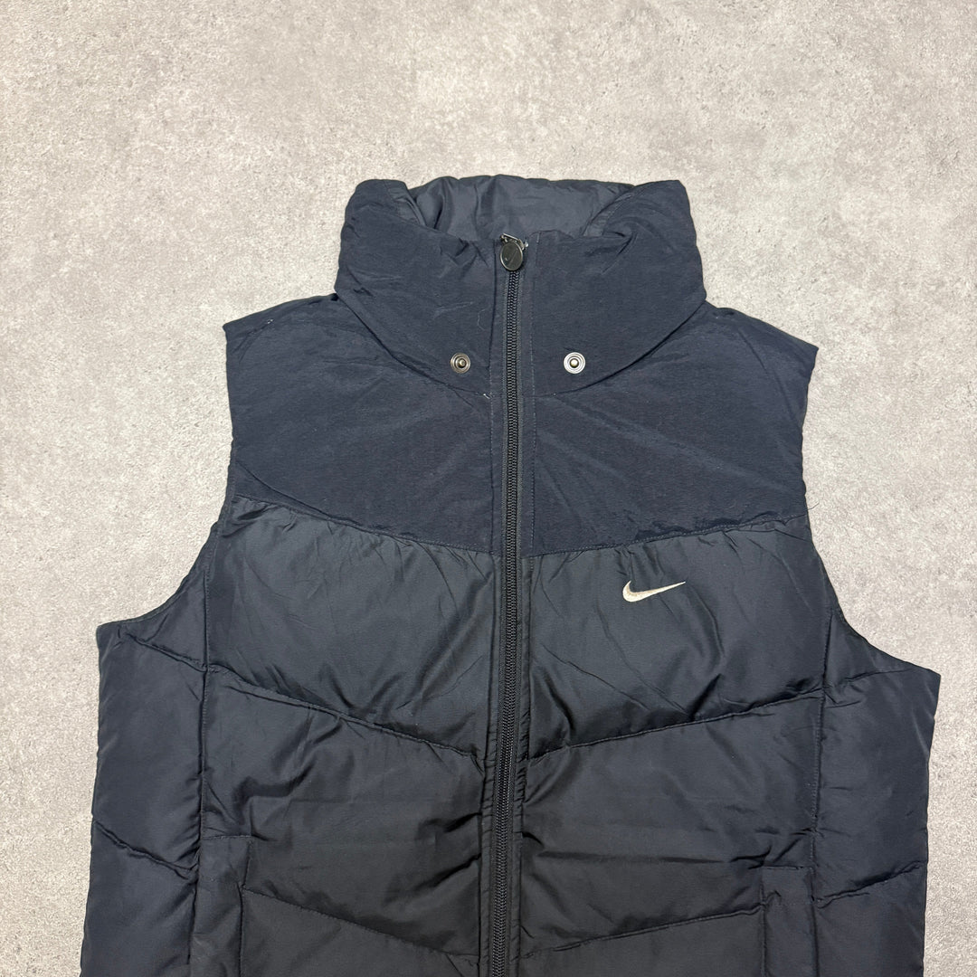 Vintage Nike Puffer Vest Size S Black