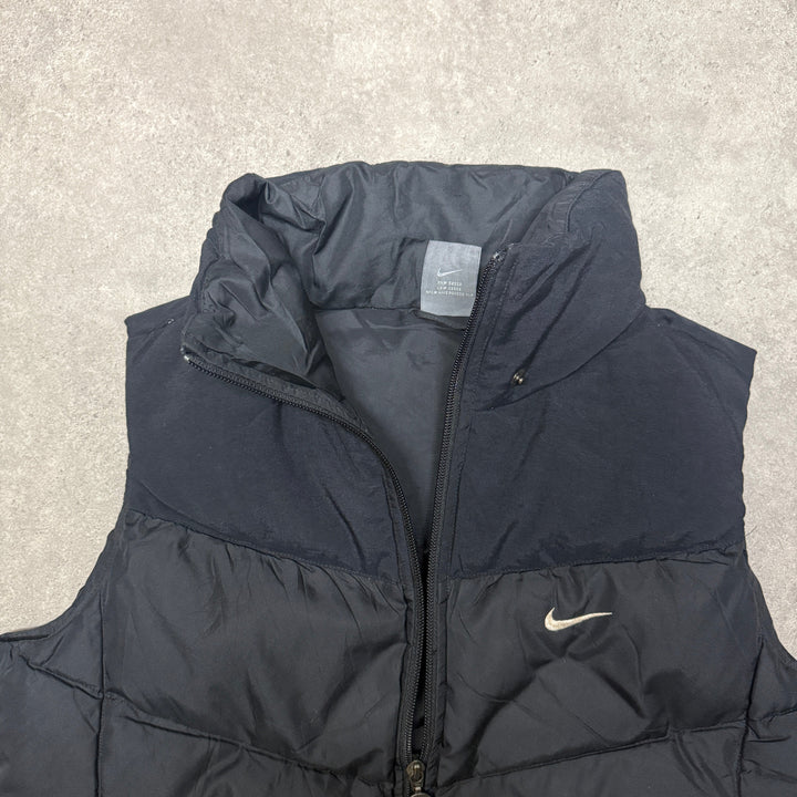Vintage Nike Puffer Vest Size S Black