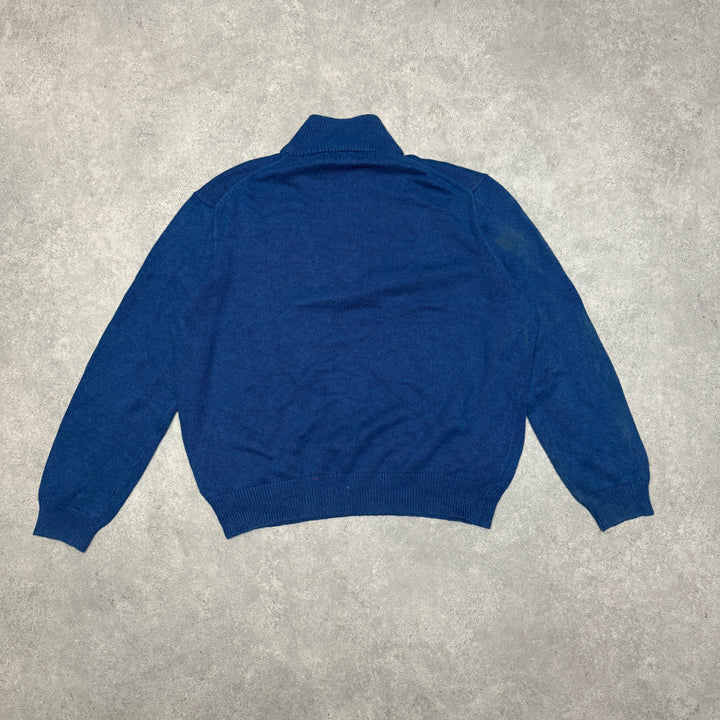 Polo Ralph Lauren Quarter Zip Jumper Size XXL Blue