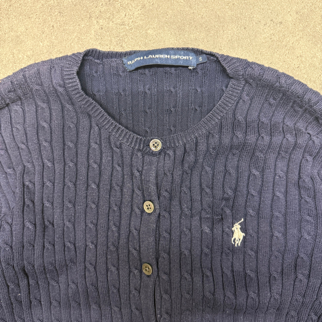 Polo Ralph Lauren Cardigan Women Size S Navy