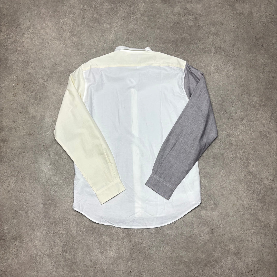 Palace Black & White Two Tone Long Sleeve Shirt (L)