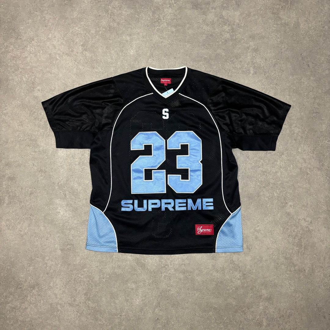 Supreme Perfect Season Black Football Jersey (L)