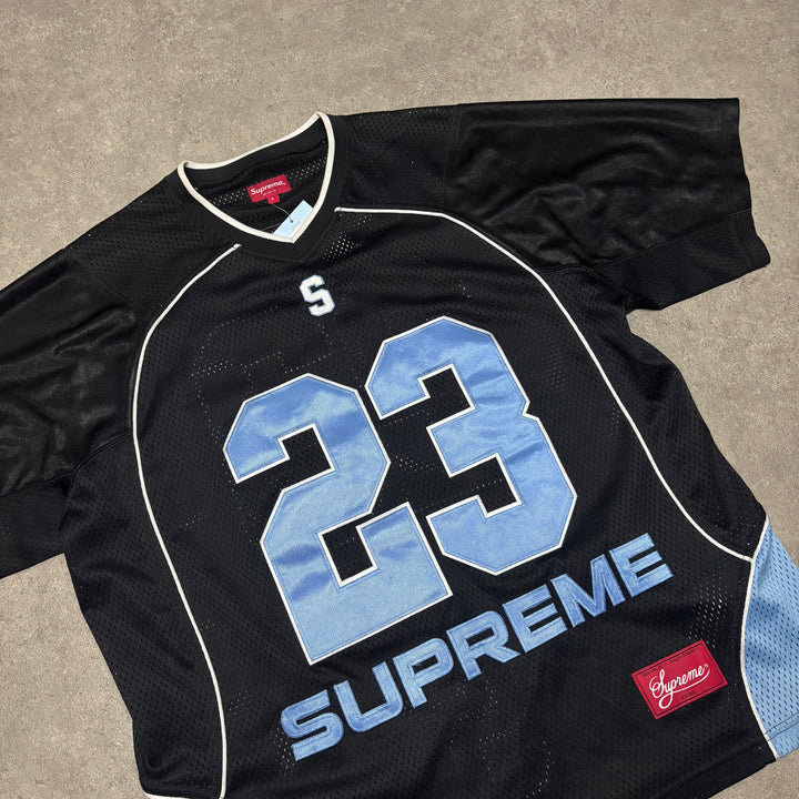 Supreme Perfect Season Black Football Jersey (L)