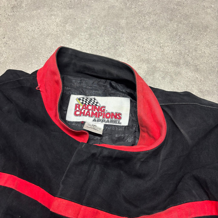 Vintage Nascar Chevrolet Black & Red Jacket (XXL)