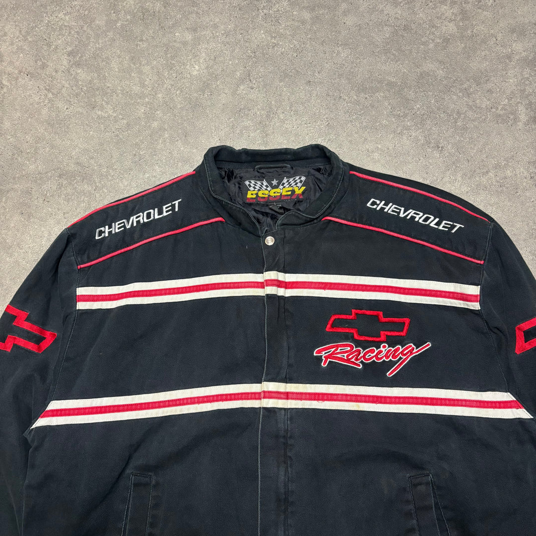 Vintage Nascar Chevrolet Black Jacket (L)