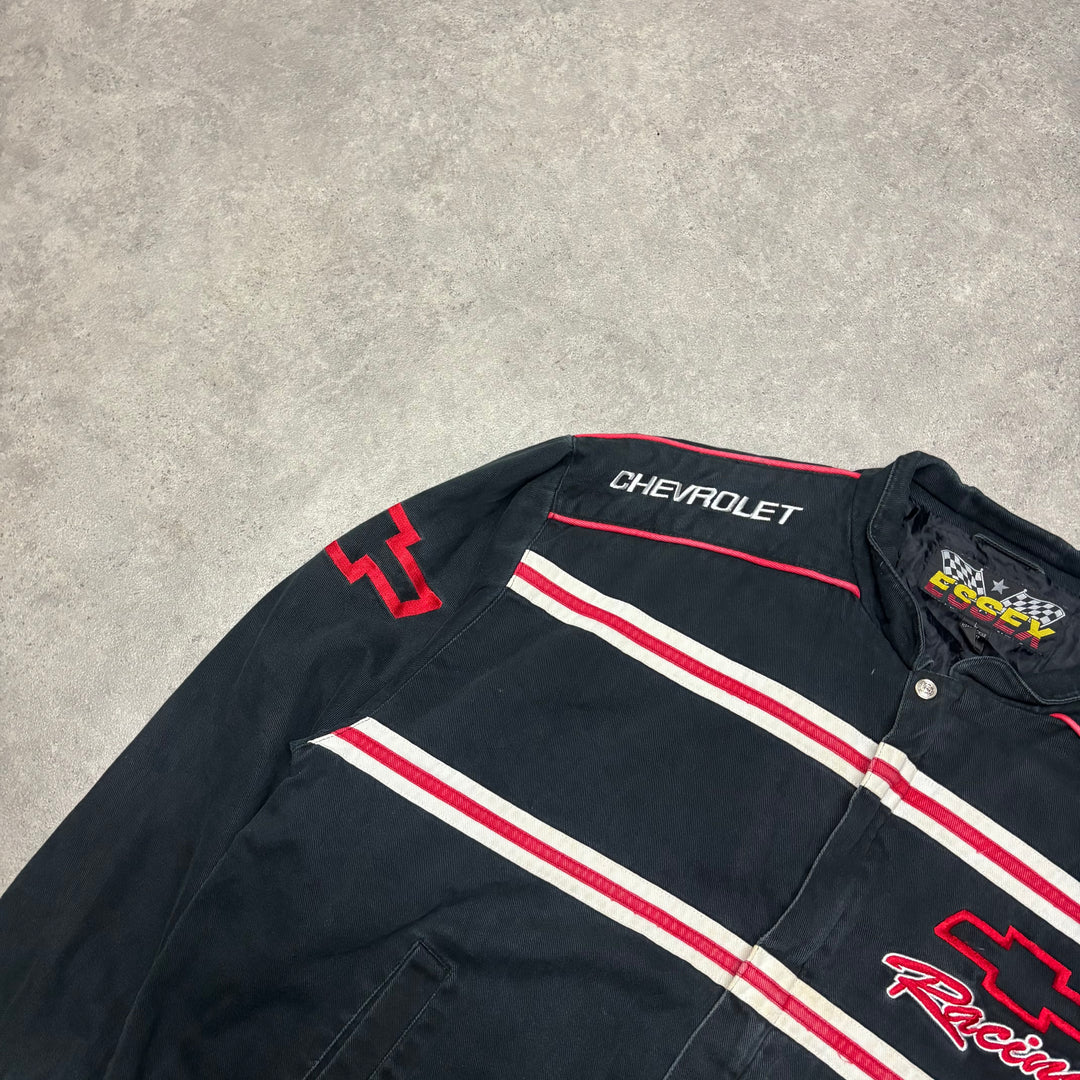 Vintage Nascar Chevrolet Black Jacket (L)