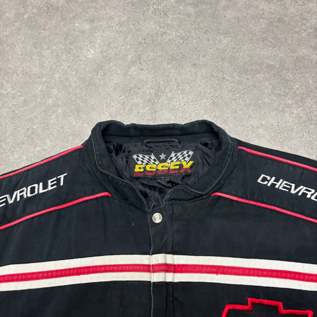 Vintage Nascar Chevrolet Black Jacket (L)