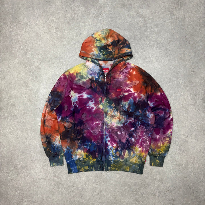 Supreme Ty Dye Full Zip Heavyweight Hoodie (L)