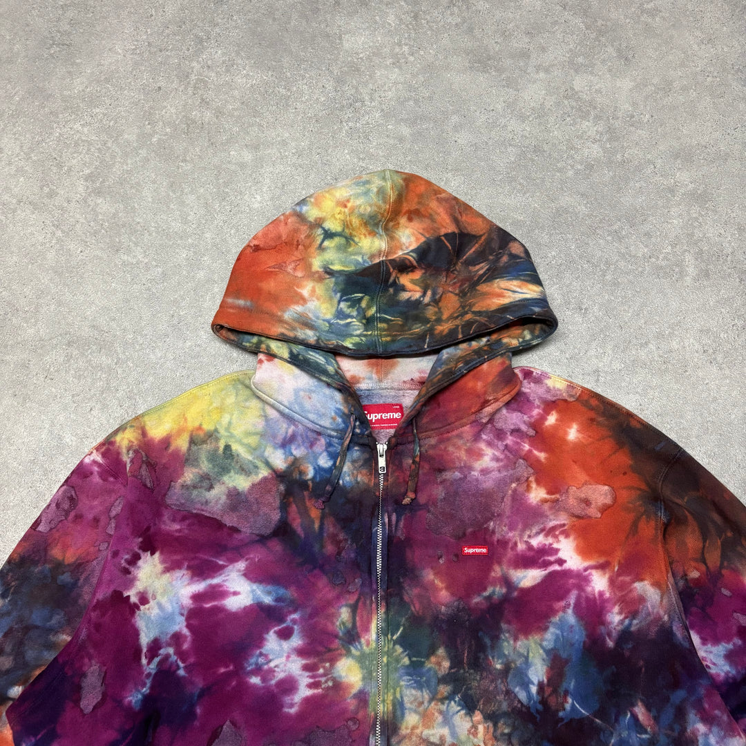 Supreme Ty Dye Full Zip Heavyweight Hoodie (L)