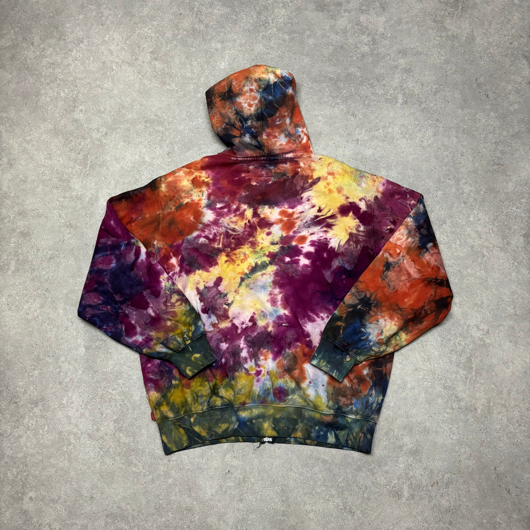 Supreme Ty Dye Full Zip Heavyweight Hoodie (L)