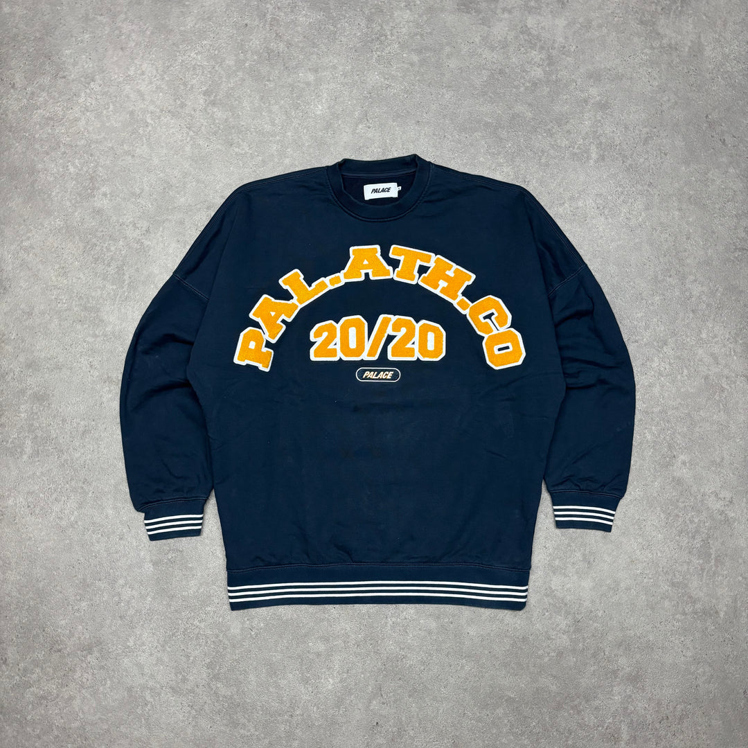 Palace Navy Spell Out Sweatshirt (XL)