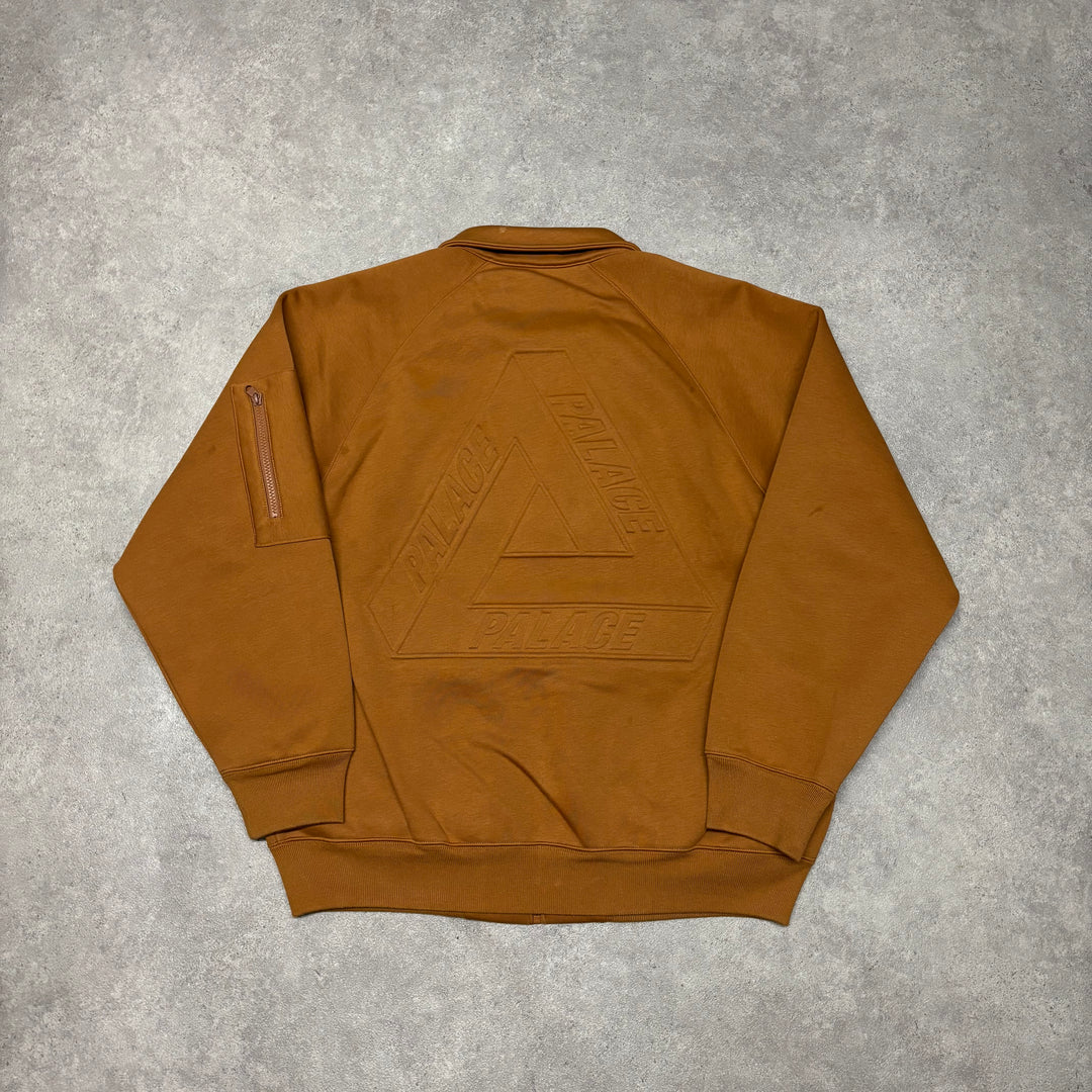 Palace Big & Tall Brown Thermal Bomber Jacket (L)