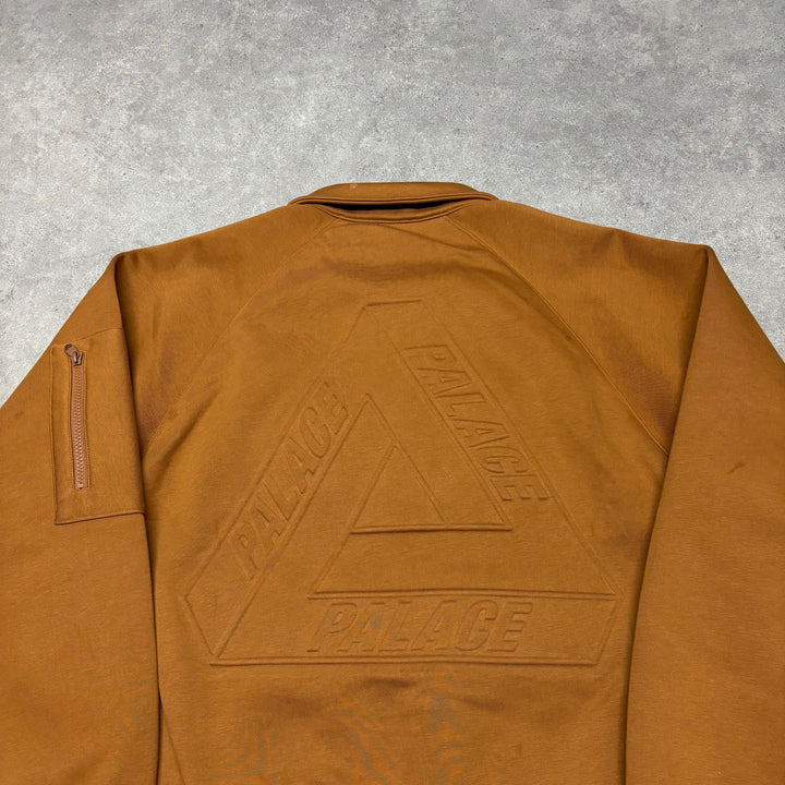 Palace Big & Tall Brown Thermal Bomber Jacket (L)