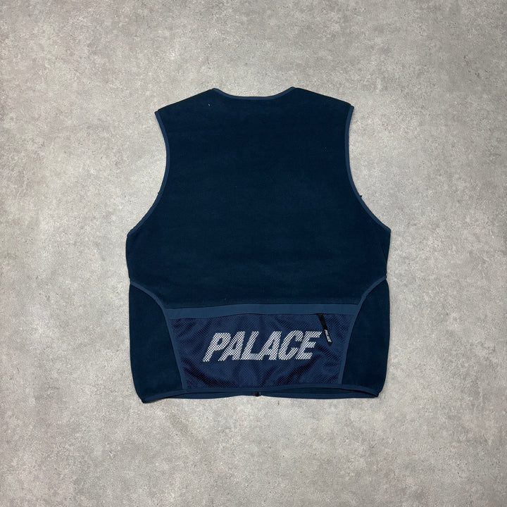 Palace Polartec Navy Full Zip Tactical Vest (L)