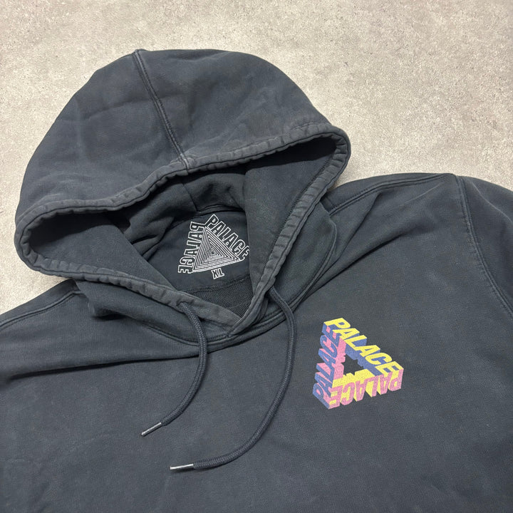 Palace Black Big Logo Pullover Hoodie (XL)