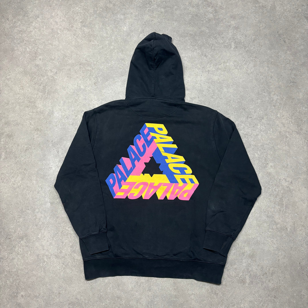 Palace Black Big Logo Pullover Hoodie (XL)