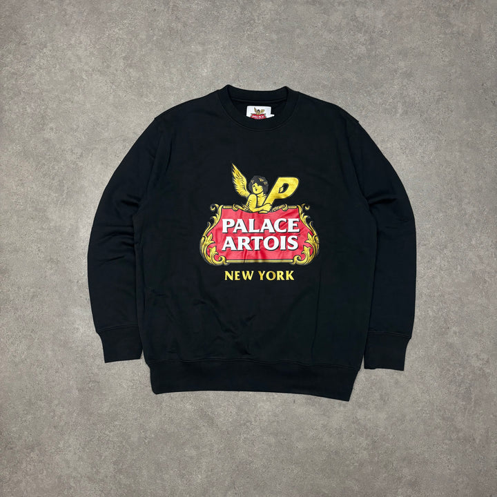 Palace x Stella Artois Cortouche Black Sweatshirt (L)