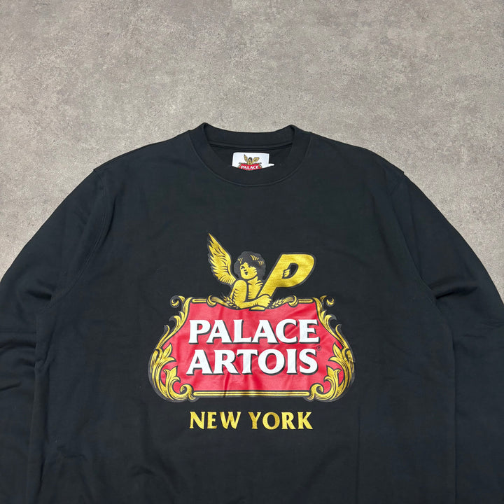 Palace x Stella Artois Cortouche Black Sweatshirt (L)