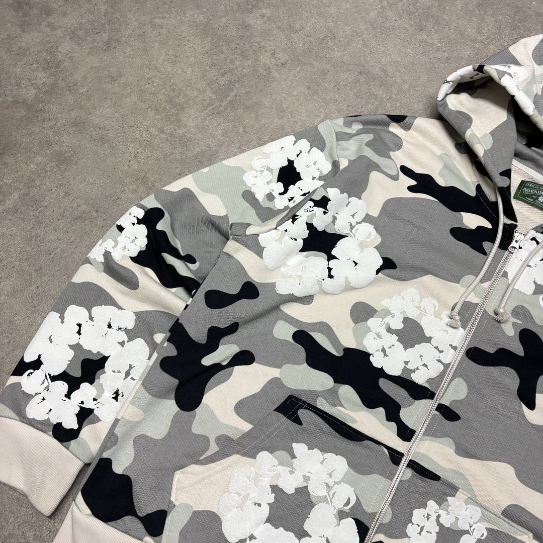 Denim Tears White & Grey Camo Sweater Full Set (L)