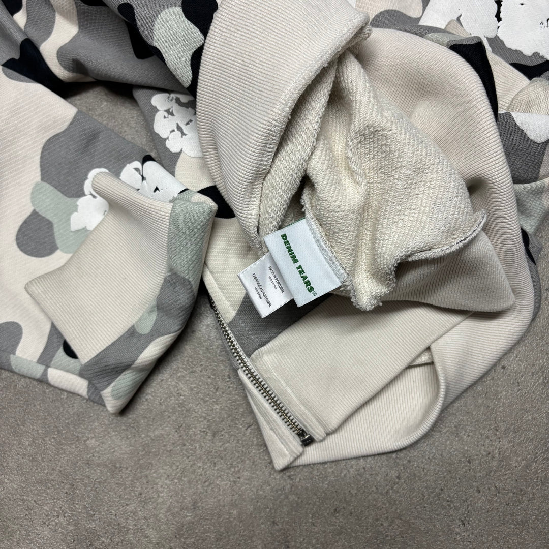 Denim Tears White & Grey Camo Sweater Full Set (L)