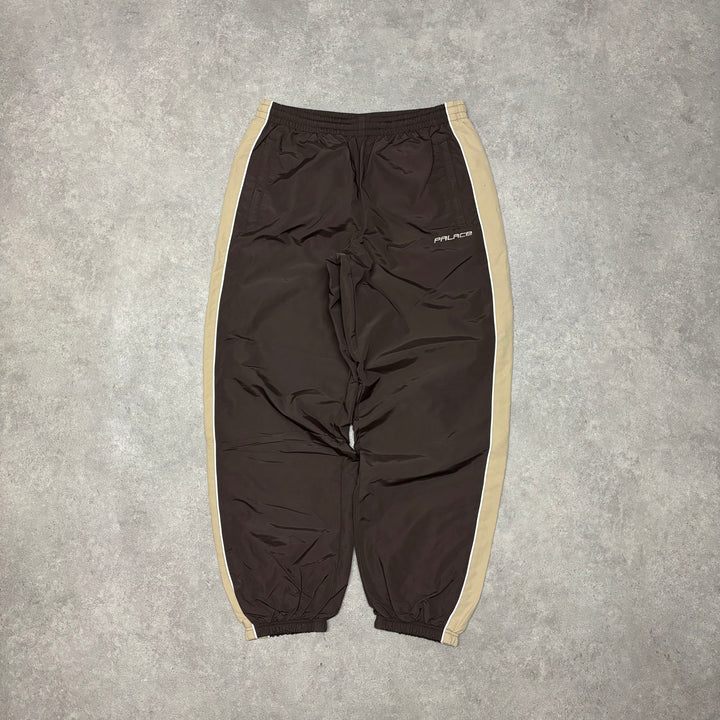 Palace Brown Piped Tracksuit Bottoms (L)