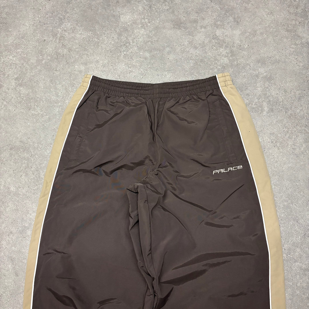 Palace Brown Piped Tracksuit Bottoms (L)