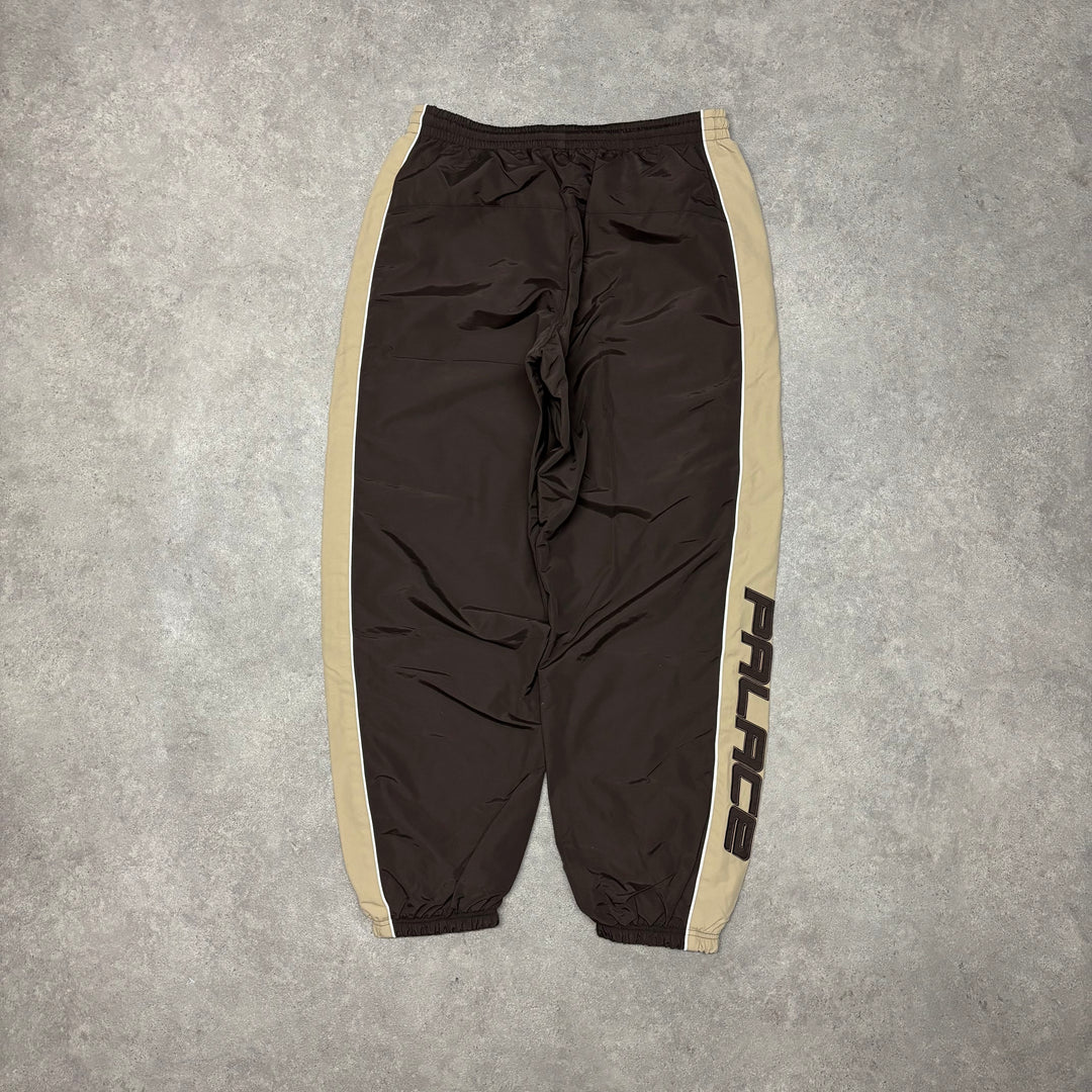 Palace Brown Piped Tracksuit Bottoms (L)