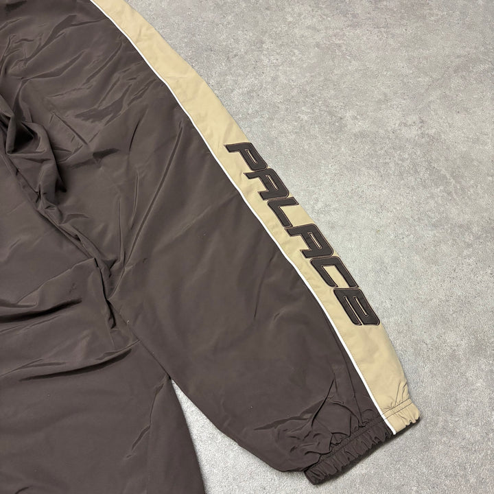 Palace Brown Piped Tracksuit Bottoms (L)