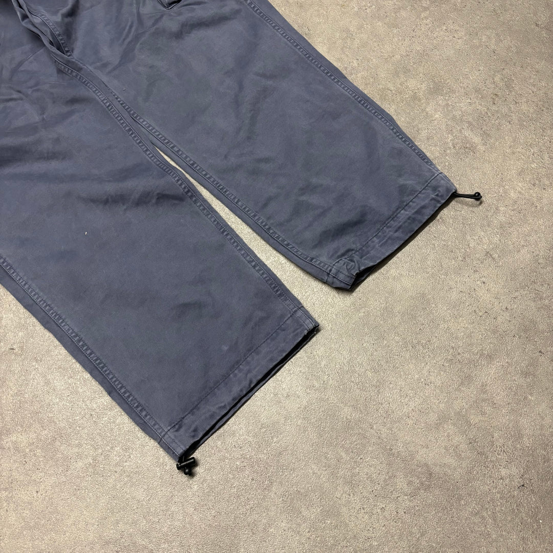 Palace Grey Cargo Tracksuit Bottoms (L)