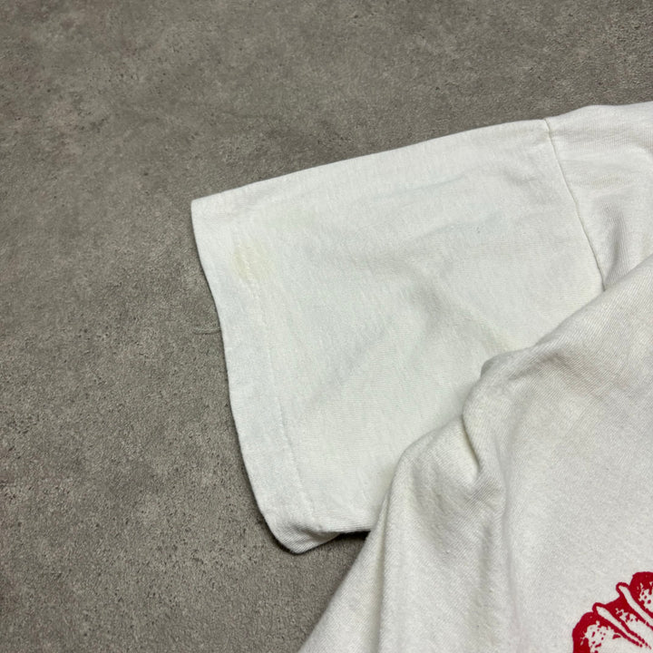 90's Vintage White 'Suicidal Tendencies' Tour Graphic T-Shirt (M)