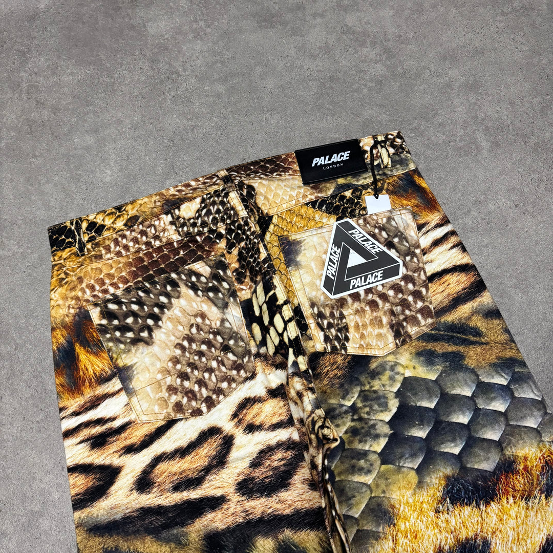 Palace Leopard Print Baggy Fit Trousers (34x32)