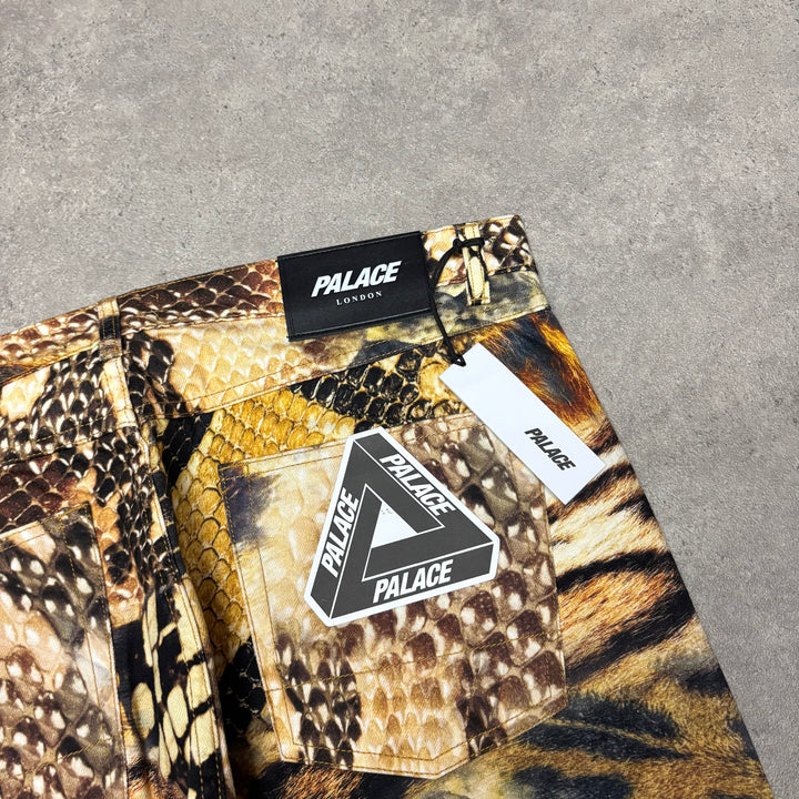 Palace Leopard Print Baggy Fit Trousers (34x32)