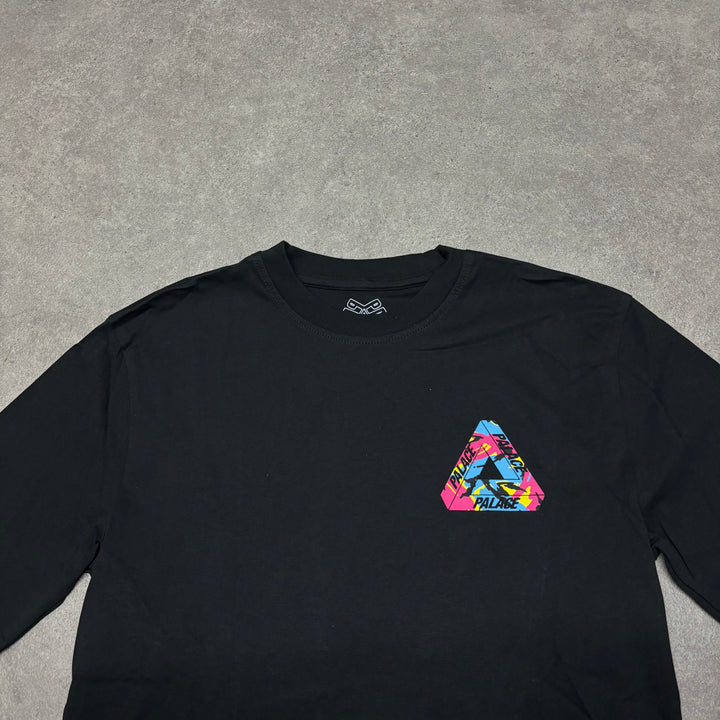 Palace Tri-Camo Black Graphic T-Shirt (S)