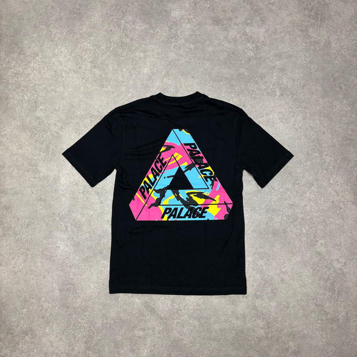 Palace Tri-Camo Black Graphic T-Shirt (S)