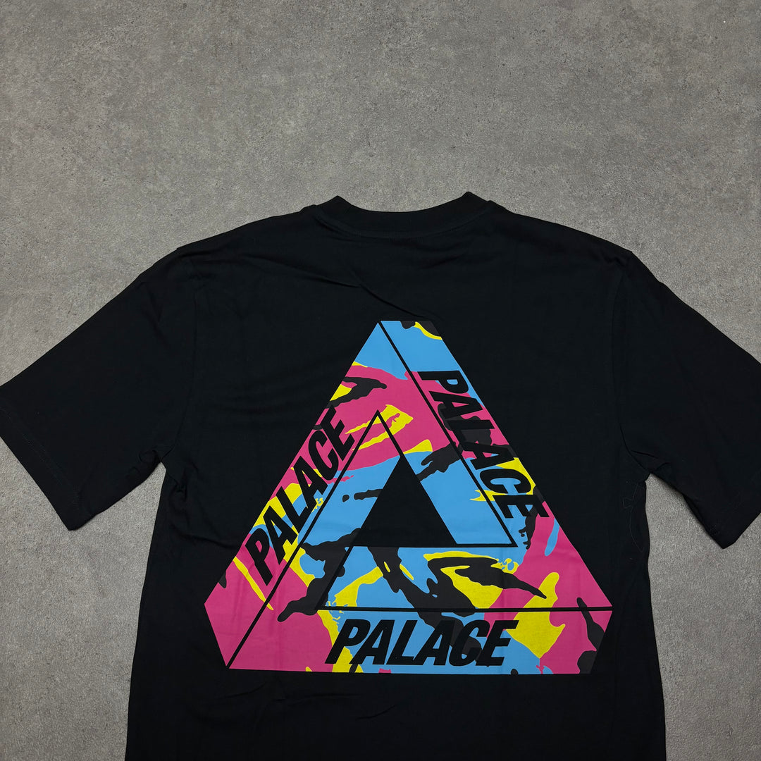 Palace Tri-Camo Black Graphic T-Shirt (S)