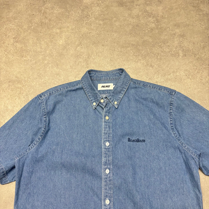 Palace Denim Short Sleeve Shirt (XL)