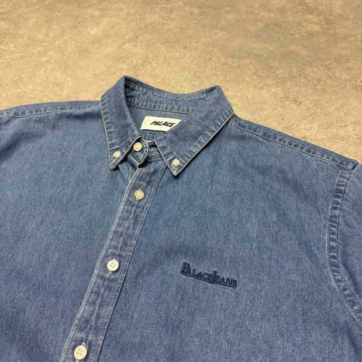 Palace Denim Short Sleeve Shirt (XL)