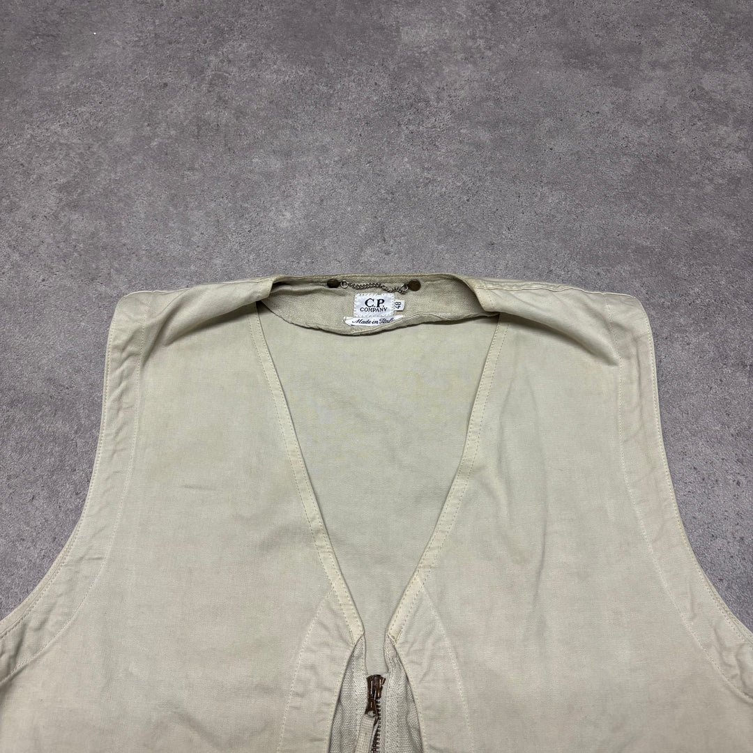 Vintage CP Company Beige Vest (L)