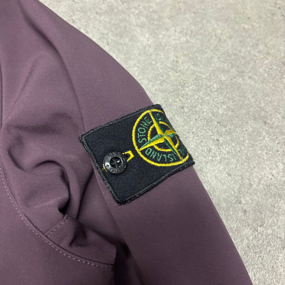 Stone Island Purple Hooded Windbreaker Jacket (M)